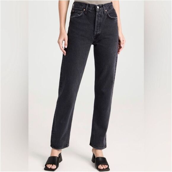 Agolde high rise pinch waist kick jean size 24 - Picture 1 of 9